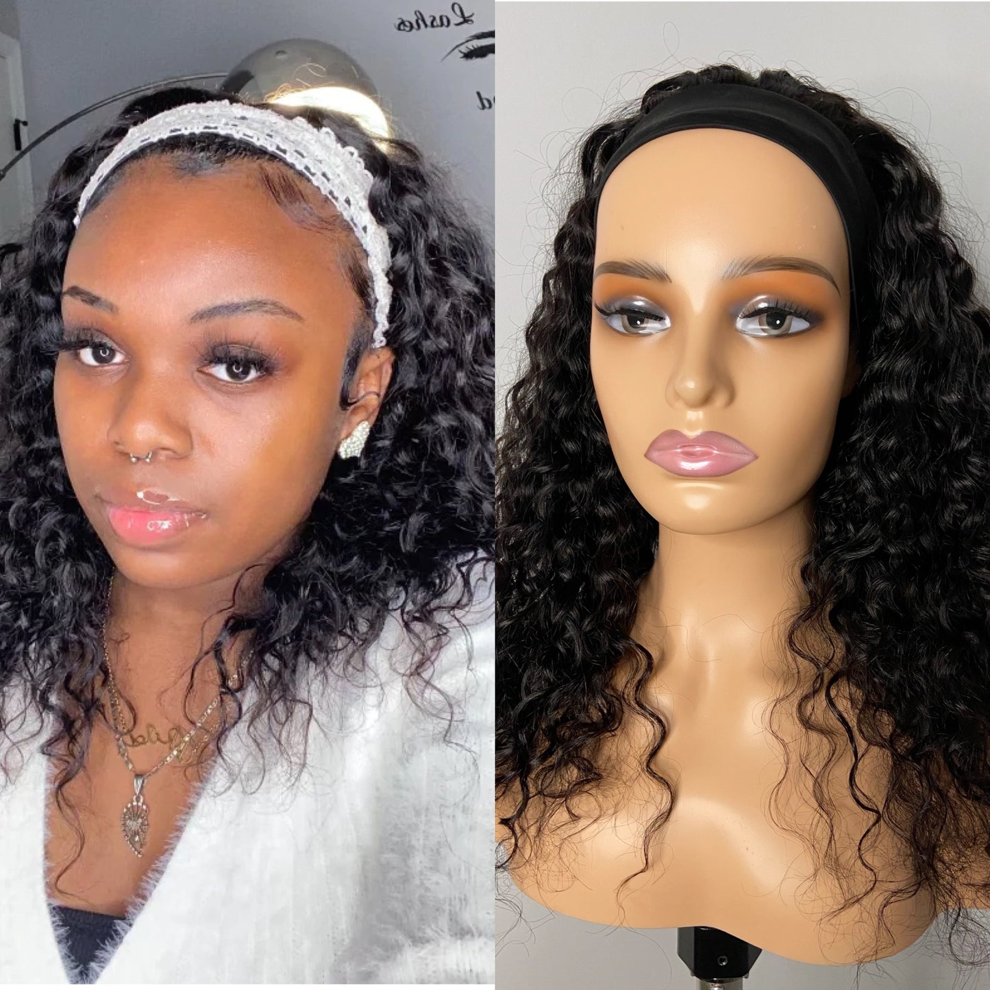 Headband Wig – Deep Curly – Xpressions Beauty Studio